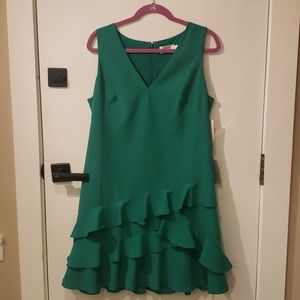 NWT Green Eliza J Sleeveless Dress